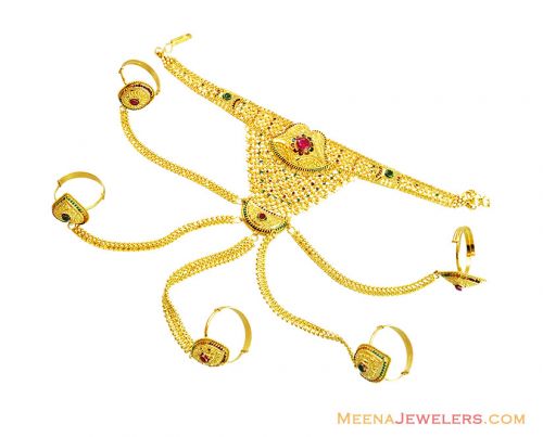 22k Designer Gold Bracelet