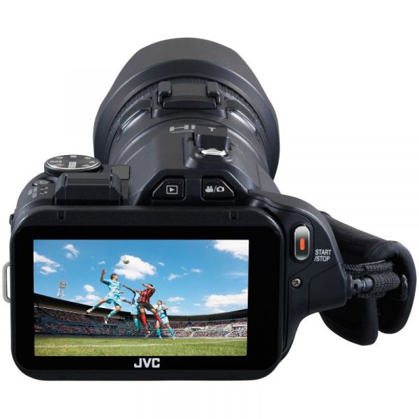 Видеокамера JVC GC-PX100V, Full HD, Wi-Fi, Черна