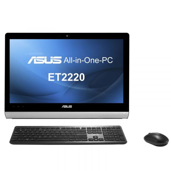 Настолен компютър Asus ET2220 All-in-One 21.5” с процесор Intel® CoreTM i5-3330 3.0GHz, FullHD, Multi-Touch, 6GB, 1TB, nVidia GeForce GT 610M 1GB, Wi-Fi, Microsoft Windows 8, Черен