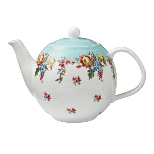 Teapot with flowers
